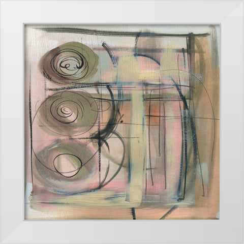 Florence I White Modern Wood Framed Art Print by Jill, Susan