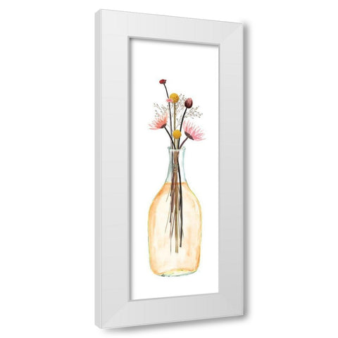 Picked Some Flowers II White Modern Wood Framed Art Print by Jill, Susan