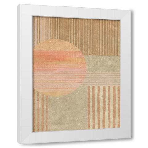 Adobe Sunrise I White Modern Wood Framed Art Print by Jill, Susan