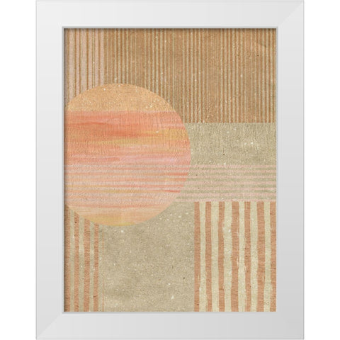 Adobe Sunrise I White Modern Wood Framed Art Print by Jill, Susan