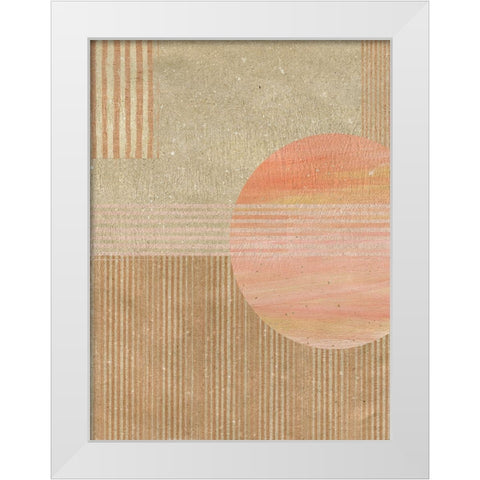 Adobe Sunrise II White Modern Wood Framed Art Print by Jill, Susan