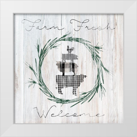 Farm Fresh White Modern Wood Framed Art Print by Robinson, Carol