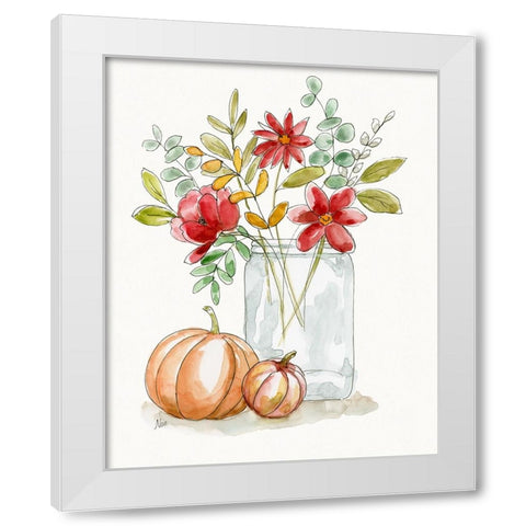 Simple Harvest II White Modern Wood Framed Art Print by Nan