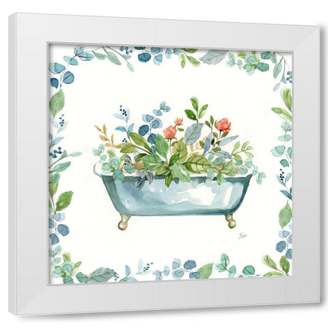 Farmhouse Tub I White Modern Wood Framed Art Print by Nan