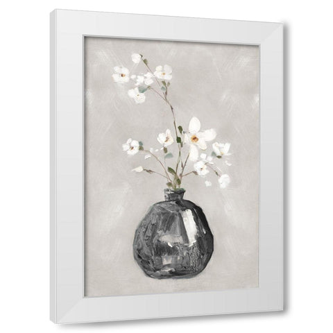 Cottage Spring II White Modern Wood Framed Art Print by Swatland, Sally