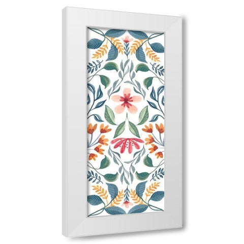 Folk Panel II White Modern Wood Framed Art Print by Brockmon, Kristen