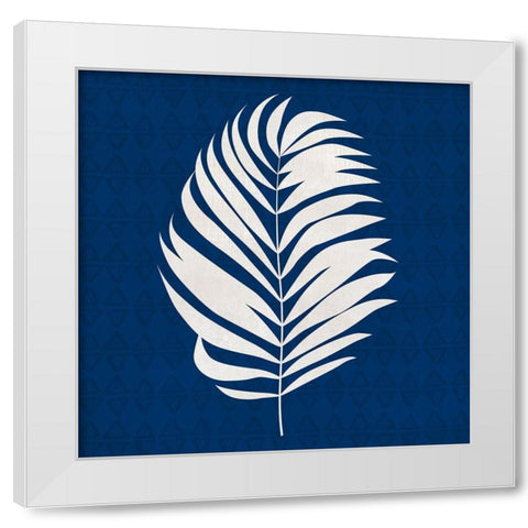 Midnight Palm I White Modern Wood Framed Art Print by Jill, Susan
