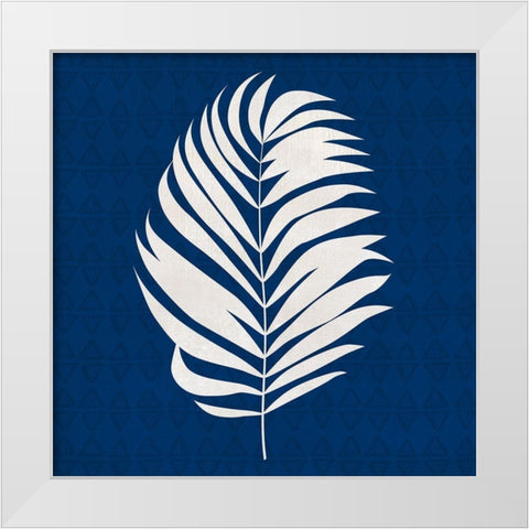 Midnight Palm I White Modern Wood Framed Art Print by Jill, Susan