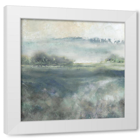 Cool Misty Morning White Modern Wood Framed Art Print by Robinson, Carol