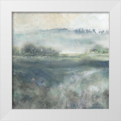 Cool Misty Morning White Modern Wood Framed Art Print by Robinson, Carol