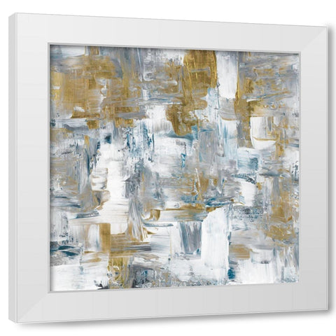 Energy White Modern Wood Framed Art Print by Chang, Stella