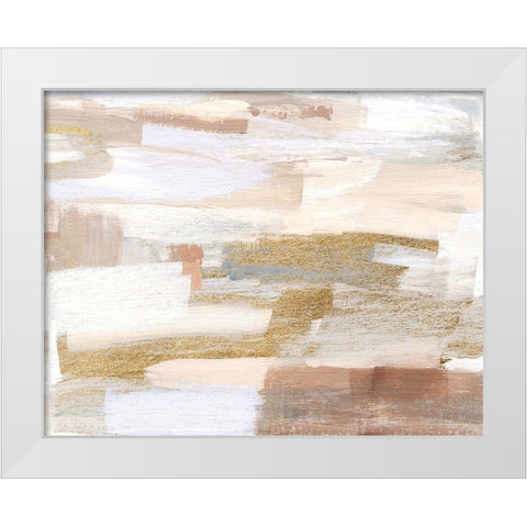 Gold Quartz II White Modern Wood Framed Art Print by Jill, Susan
