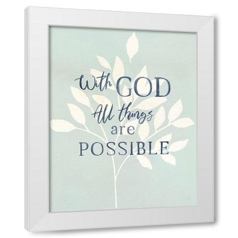 All Things White Modern Wood Framed Art Print by Jill, Susan