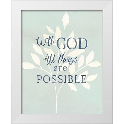 All Things White Modern Wood Framed Art Print by Jill, Susan