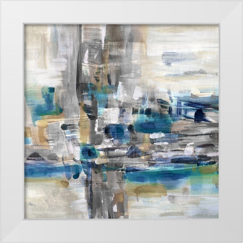 Burnt Pine II White Modern Wood Framed Art Print by Jill, Susan