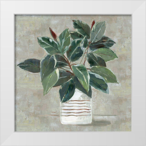 Simple Tropic II White Modern Wood Framed Art Print by Swatland, Sally