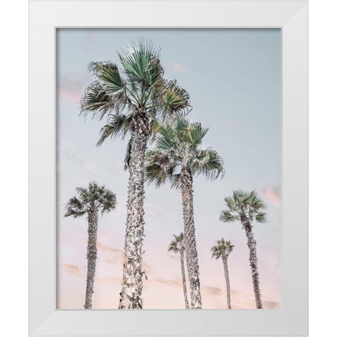 Palm Up II White Modern Wood Framed Art Print by Carpentieri, Natalie