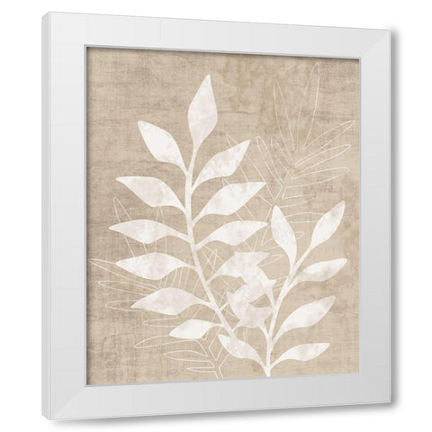 Foliage Retreat I White Modern Wood Framed Art Print by Carpentieri, Natalie