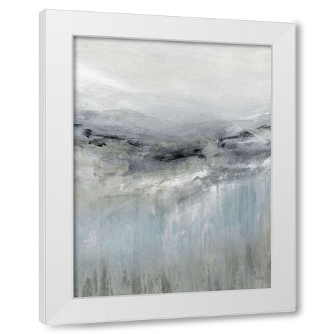 A Cool Wind White Modern Wood Framed Art Print by Robinson, Carol