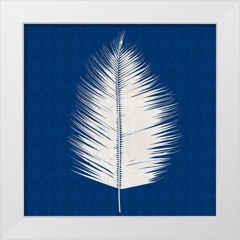 Midnight Palm III White Modern Wood Framed Art Print by Jill, Susan
