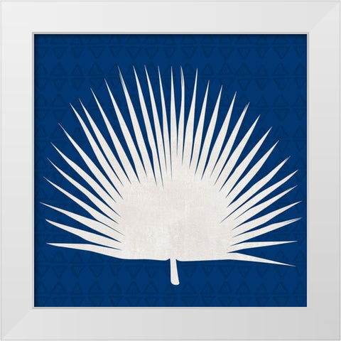 Midnight Palm IV White Modern Wood Framed Art Print by Jill, Susan