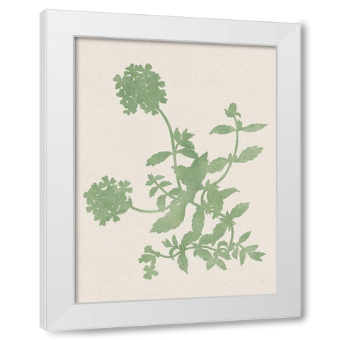 Vintage Garden II White Modern Wood Framed Art Print by Jill, Susan