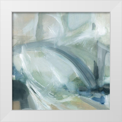 Subtle Chaos White Modern Wood Framed Art Print by Robinson, Carol
