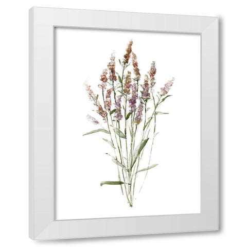 Dainty Botanical III White Modern Wood Framed Art Print by Swatland, Sally