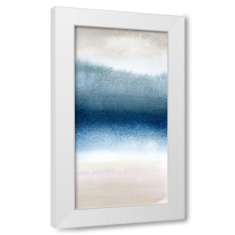 Misty Bay I White Modern Wood Framed Art Print by Brockmon, Kristen