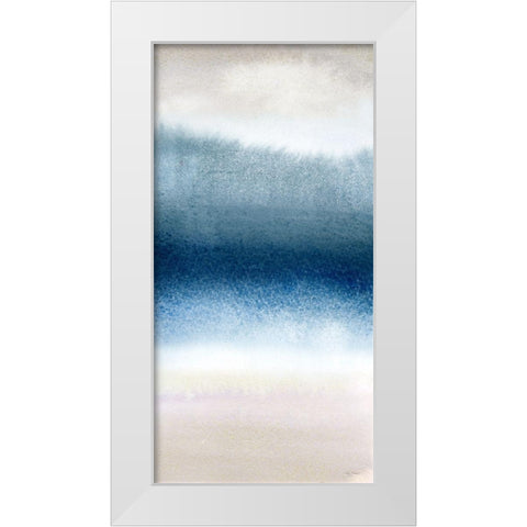 Misty Bay I White Modern Wood Framed Art Print by Brockmon, Kristen