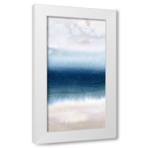 Misty Bay II White Modern Wood Framed Art Print by Brockmon, Kristen
