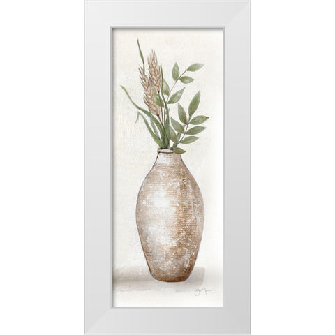 Meadow Picks I White Modern Wood Framed Art Print by Tava Studios