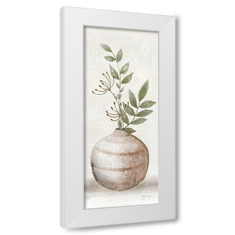 Meadow Picks II White Modern Wood Framed Art Print by Tava Studios