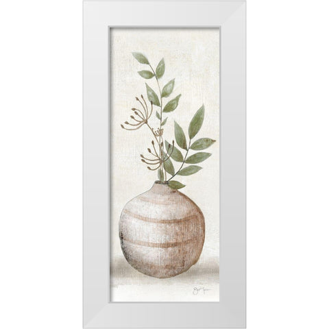 Meadow Picks II White Modern Wood Framed Art Print by Tava Studios