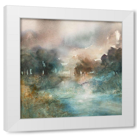 Resilient Light White Modern Wood Framed Art Print by Robinson, Carol