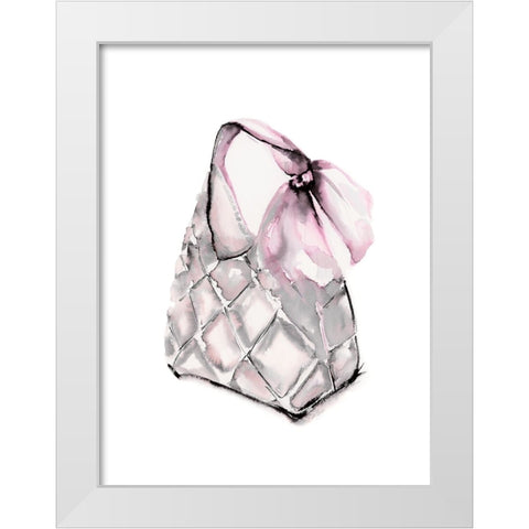 Quilted Hobo White Modern Wood Framed Art Print by Chang, Stella