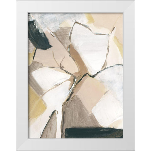 Marble Lines I White Modern Wood Framed Art Print by Chang, Stella