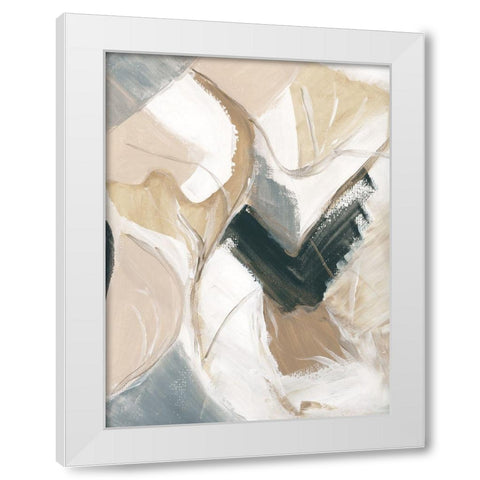 Marble Lines II White Modern Wood Framed Art Print by Chang, Stella