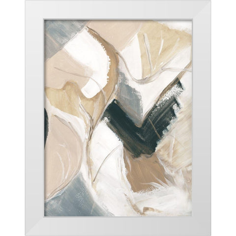 Marble Lines II White Modern Wood Framed Art Print by Chang, Stella