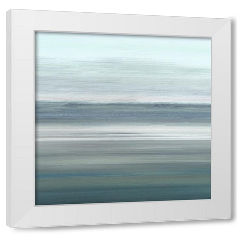 Ocean Expanse White Modern Wood Framed Art Print by Jill, Susan