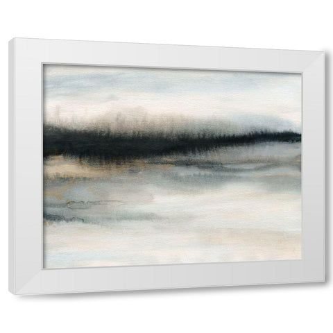 Reaching Dusk White Modern Wood Framed Art Print by Robinson, Carol