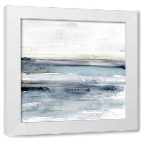 Watching the Weather White Modern Wood Framed Art Print by Swatland, Sally