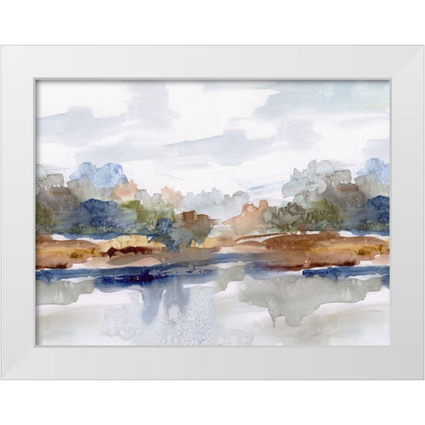 High Sierra White Modern Wood Framed Art Print by Robinson, Carol