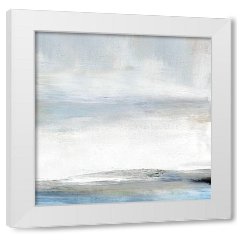 Soft Stratus White Modern Wood Framed Art Print by Shapiro, Judith