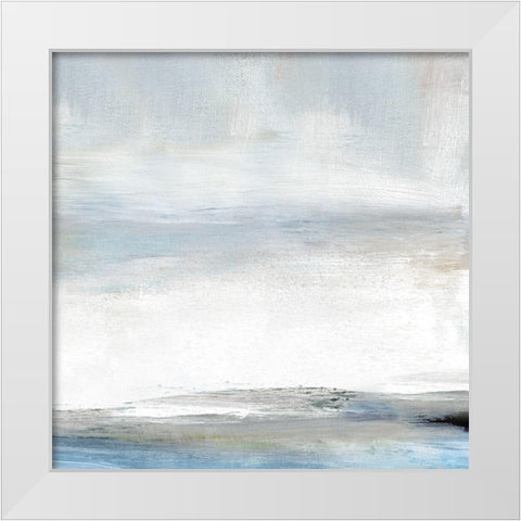 Soft Stratus White Modern Wood Framed Art Print by Shapiro, Judith