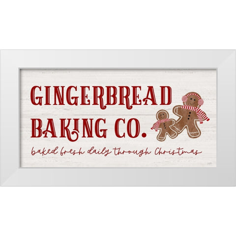 Gingerbread Baking Company White Modern Wood Framed Art Print by Carpentieri, Natalie
