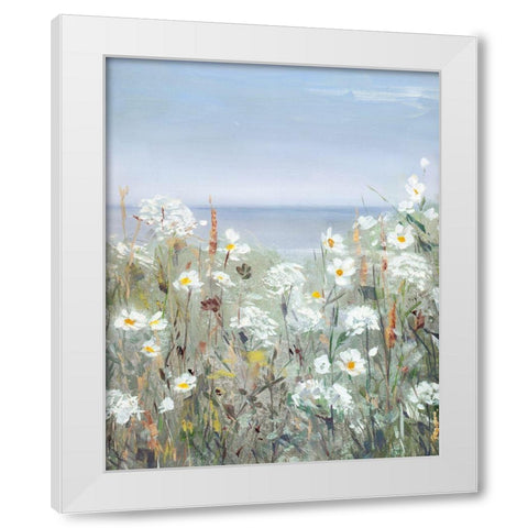 Wild Sea Breeze II White Modern Wood Framed Art Print by Swatland, Sally
