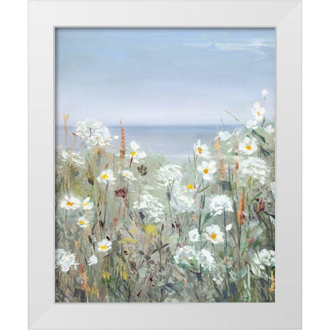 Wild Sea Breeze II White Modern Wood Framed Art Print by Swatland, Sally