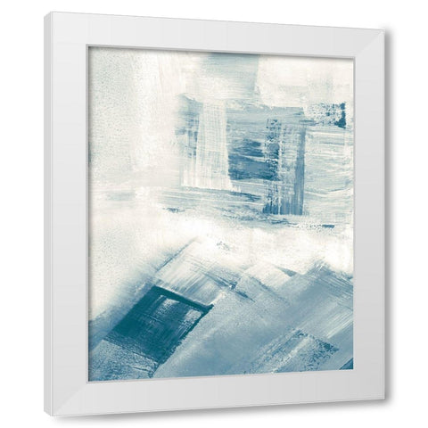 Wind Blown II White Modern Wood Framed Art Print by Shapiro, Judith
