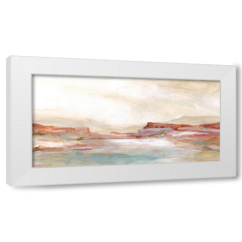 Twilight Desert Mirage White Modern Wood Framed Art Print by Robinson, Carol